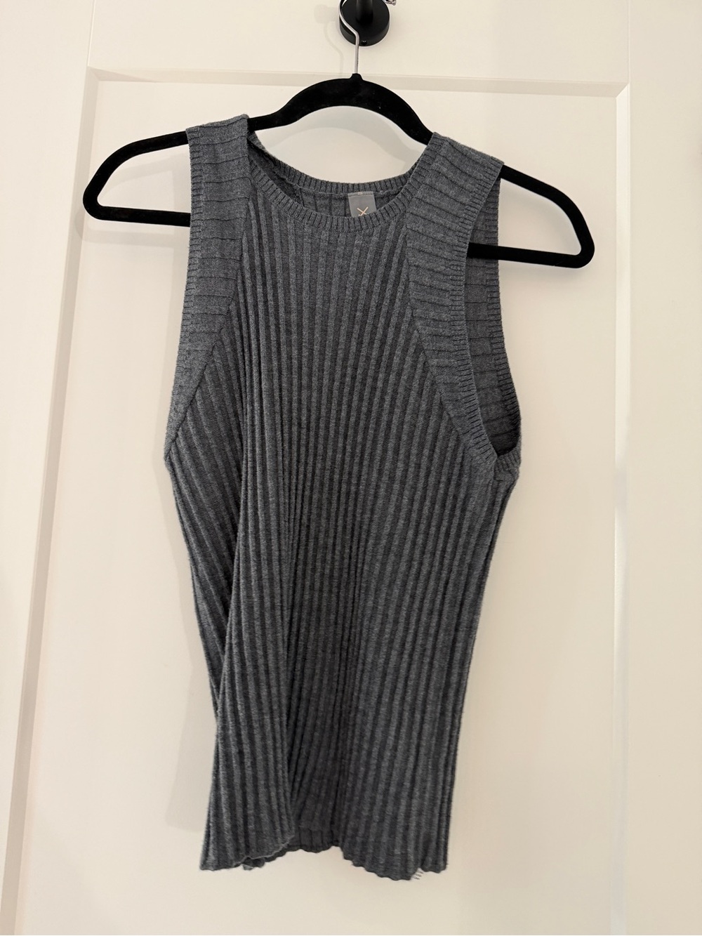 Rhone Ribbed Knit Tank Top - Heather Gray